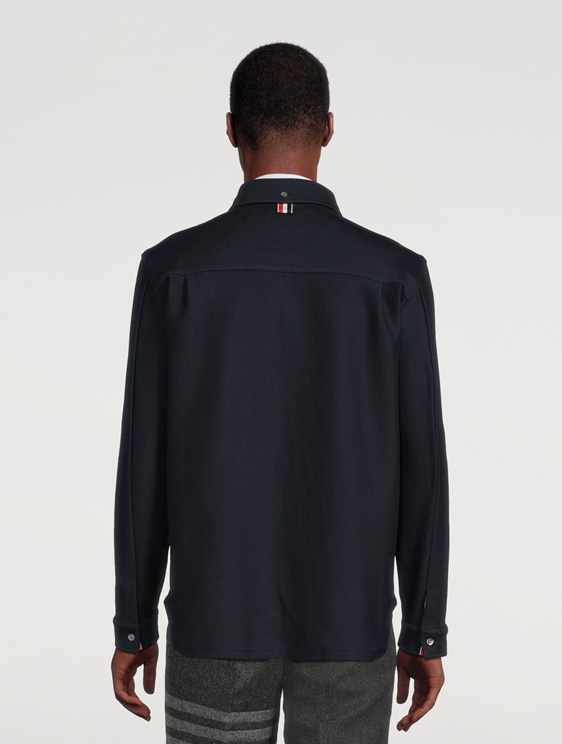 Cotton Double-Face Shirt Jacket