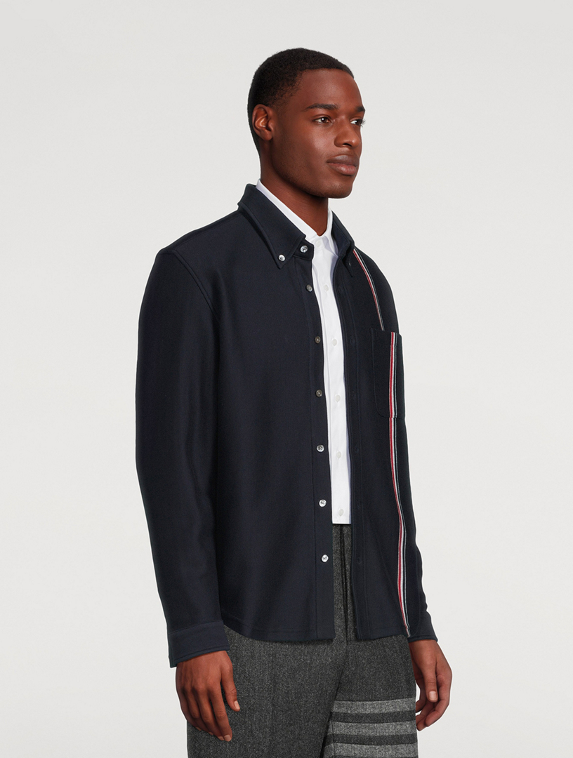 Cotton Double-Face Shirt Jacket