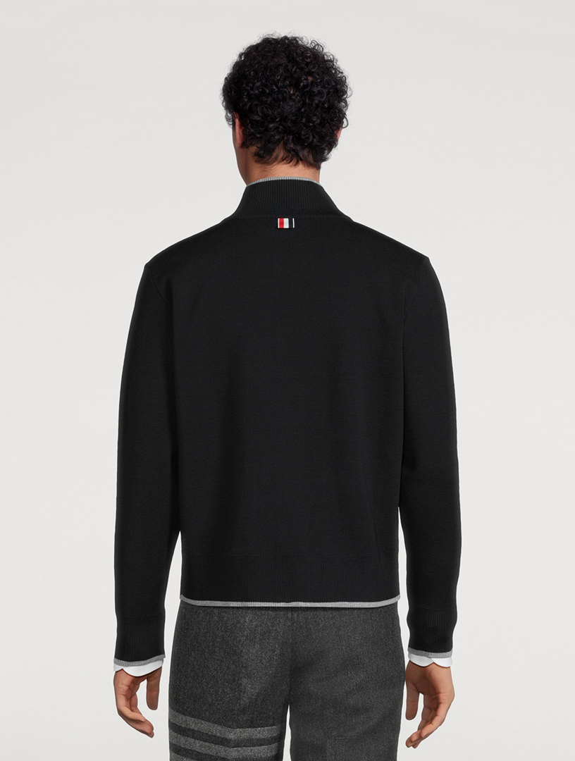 Wool Milano Stitch Cardigan