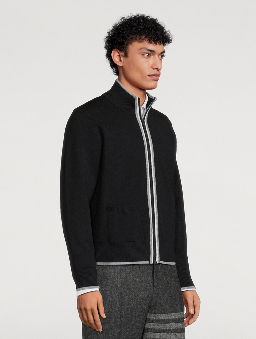 Wool Milano Stitch Cardigan