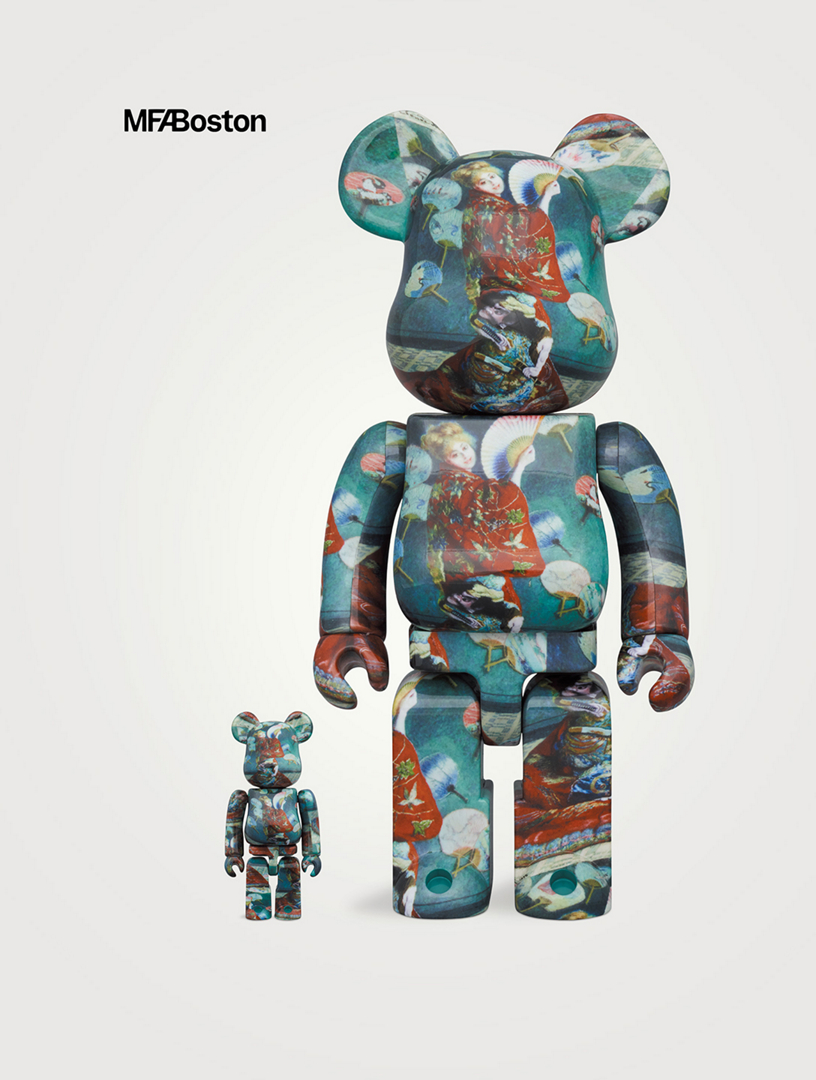 BEARBRICK Boston Museum Claude Monet 100% & 400% Be@rbrick Set