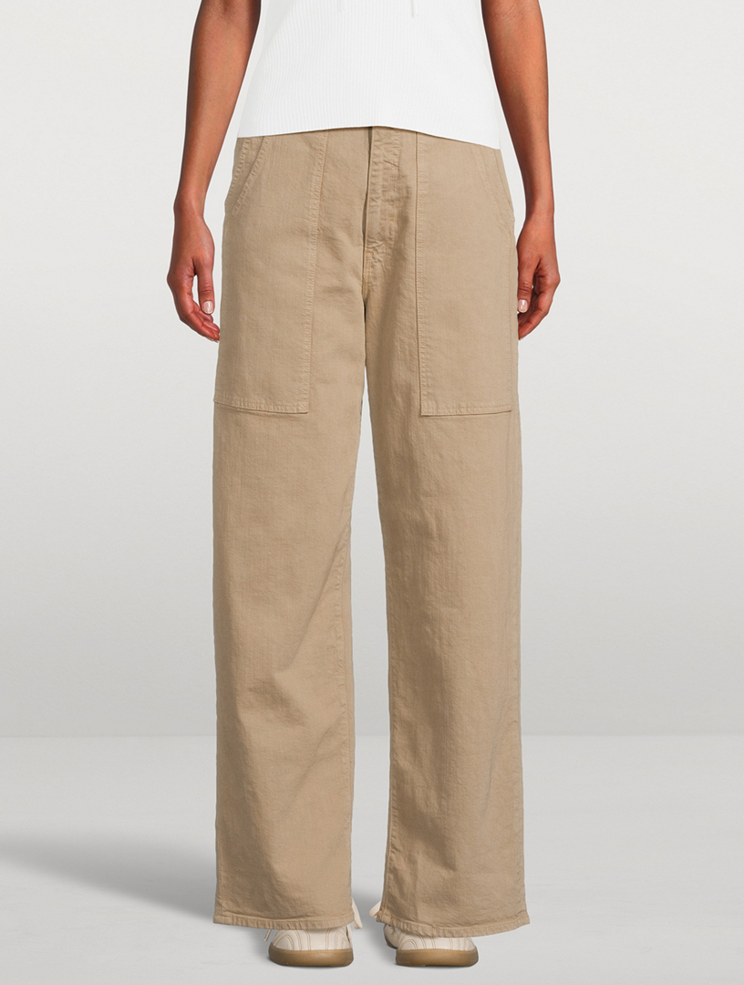 The Quartet Breaker Skimp Wide-Leg Utility Pants