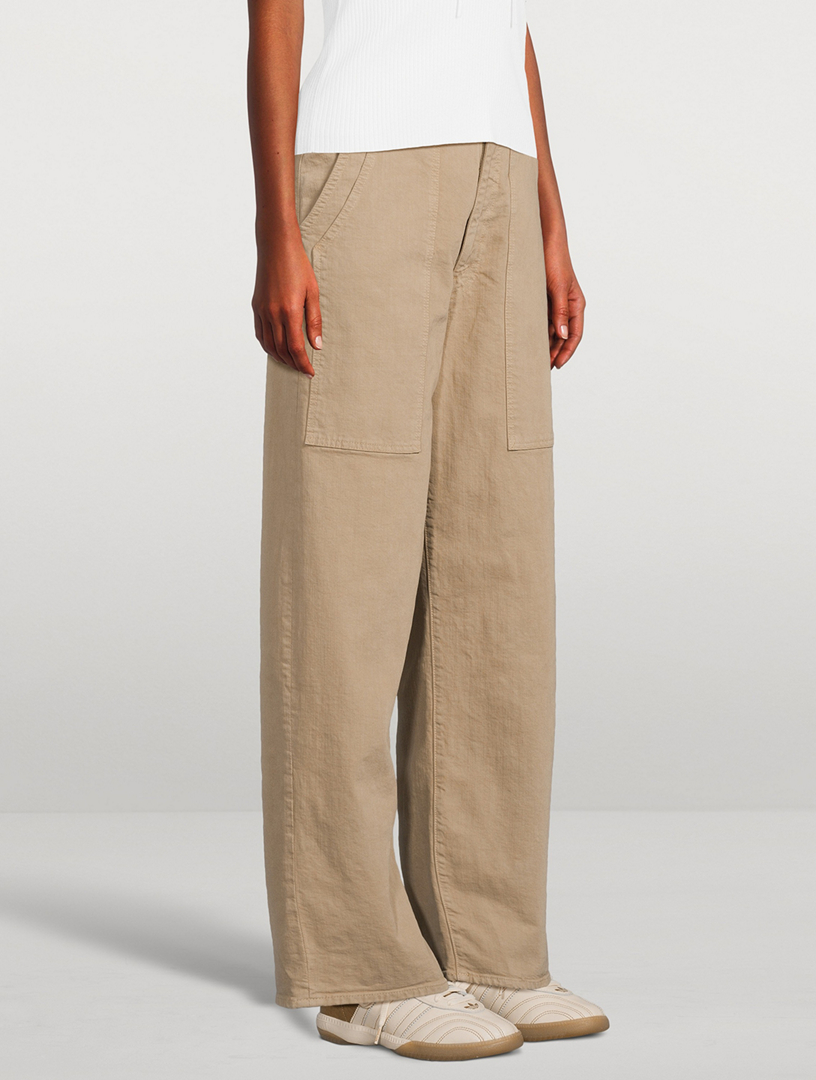 The Quartet Breaker Skimp Wide-Leg Utility Pants