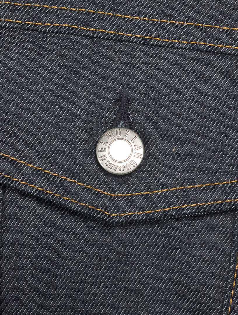 Cuffed Denim Trucker Jacket