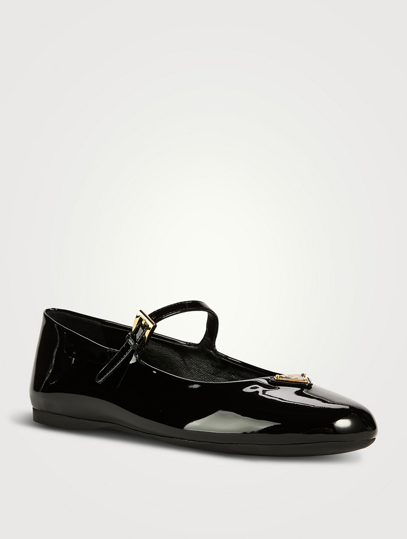 Patent Leather Mary Jane Ballet Flats