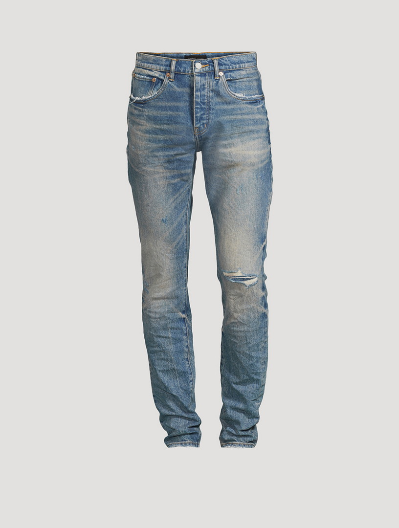 P001 Stretch Skinny Low-Rise Jeans