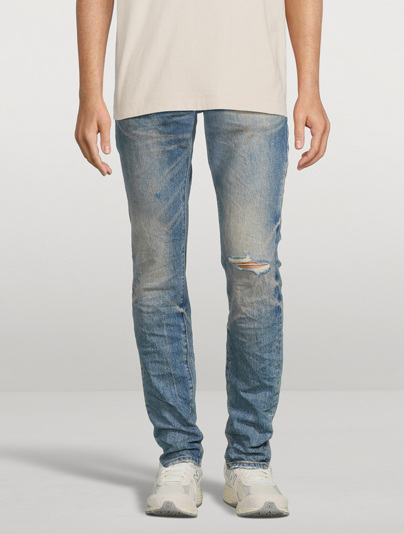 P001 Stretch Skinny Low-Rise Jeans