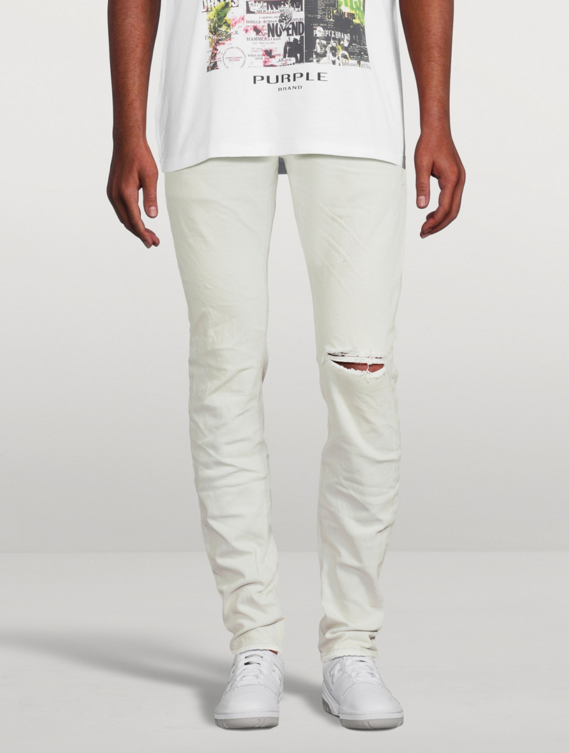 P001 Stretch Skinny Low-Rise Jeans