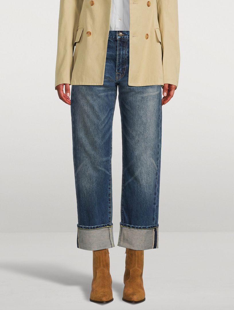 Romeo Straight-Leg Cropped Jeans