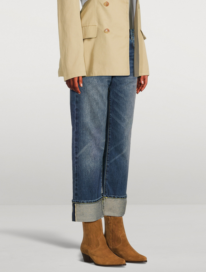 Romeo Straight-Leg Cropped Jeans