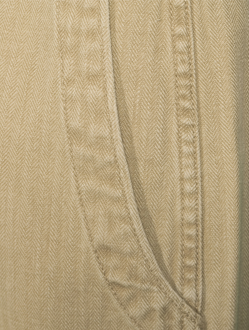 Wide-Leg Utility Trousers