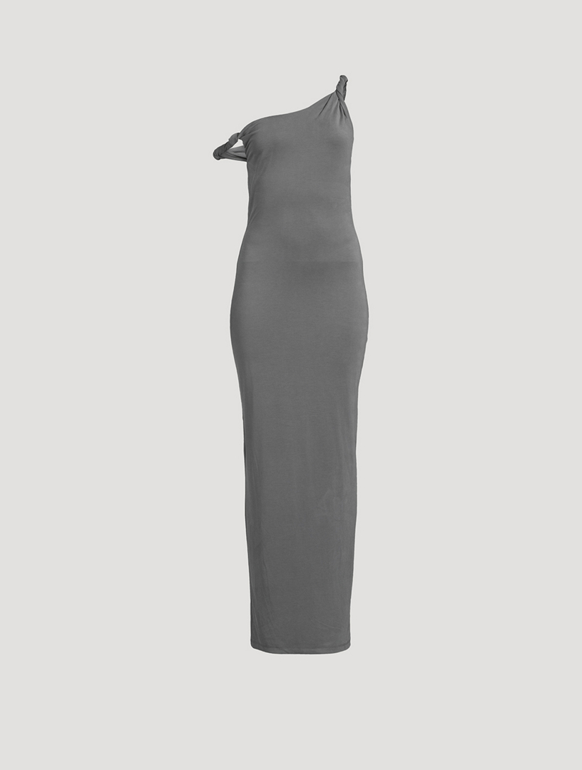 GOOD AMERICAN Sandwashed Jersey Twist Dress | Holt Renfrew