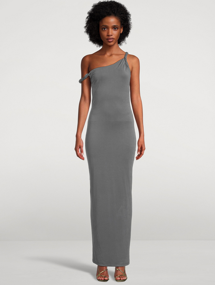 Sandwashed Jersey Twist Dress