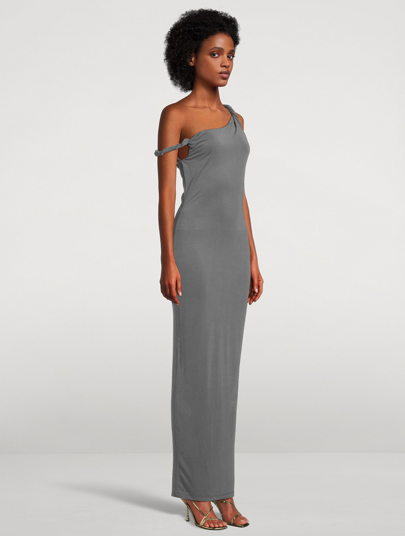 Sandwashed Jersey Twist Dress