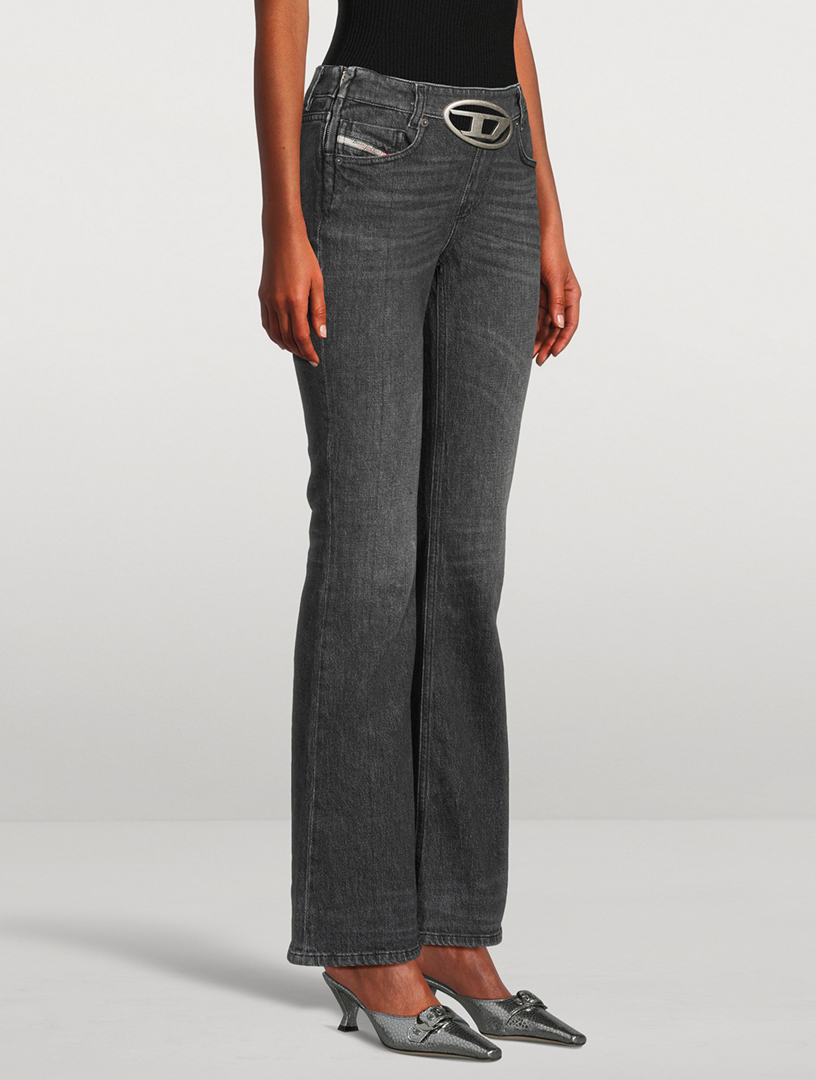 1969 D-Ebbey Cut-Out Flare Jeans