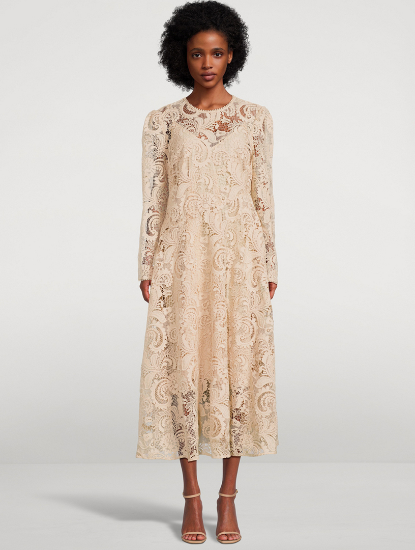 Waverly Lace Midi Dress