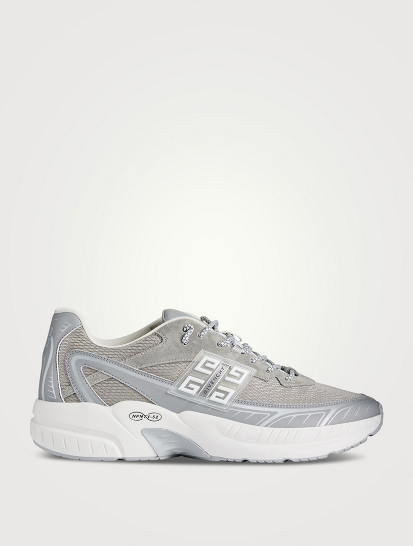 NFNTY-52 Suede And Mesh Sneakers
