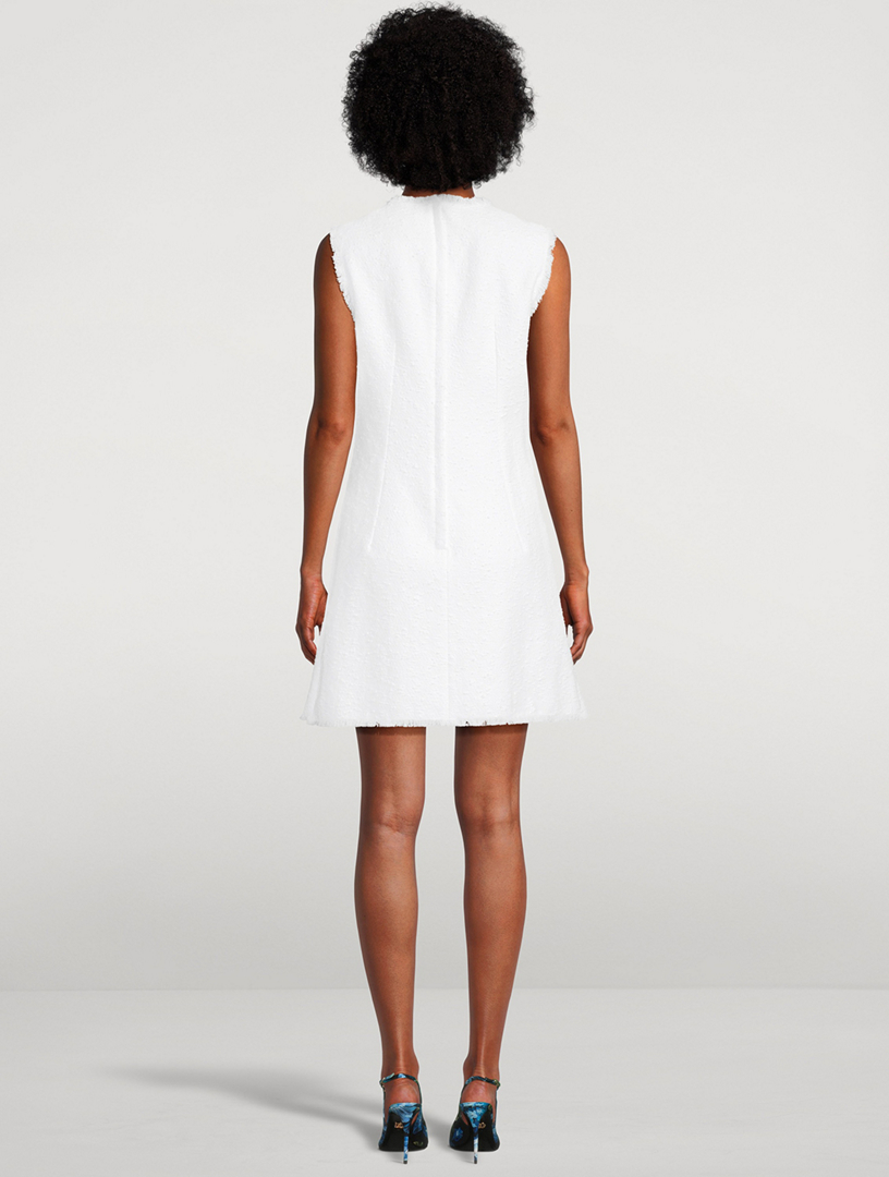 Raschel Tweed Mini Dress