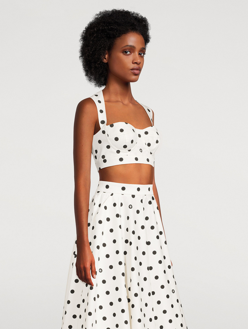 トップス DOLCE&GABBANA Polka Dot Corset Camisole Dolce & Gabbana polka-dot Corset Top | White | FARFETCH CA