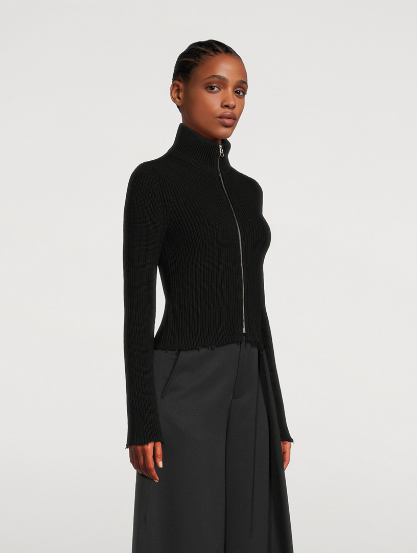 Zip-Front Cardigan