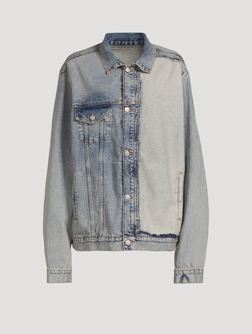 Mm6 oversized denim jacket hotsell