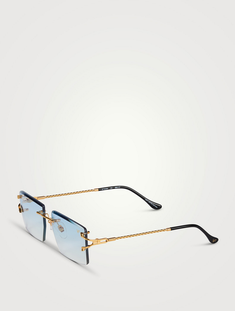 VINTAGE FRAMES COMPANY VF Icon Drill Mount 24K Gold Rectangular