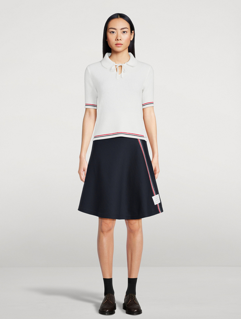 Cotton Midi Skirt
