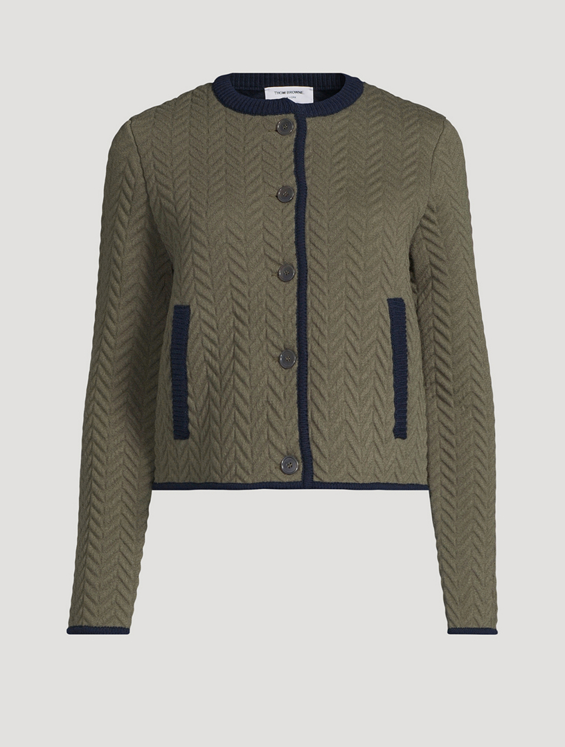 Herringbone-Quilted Jacket
