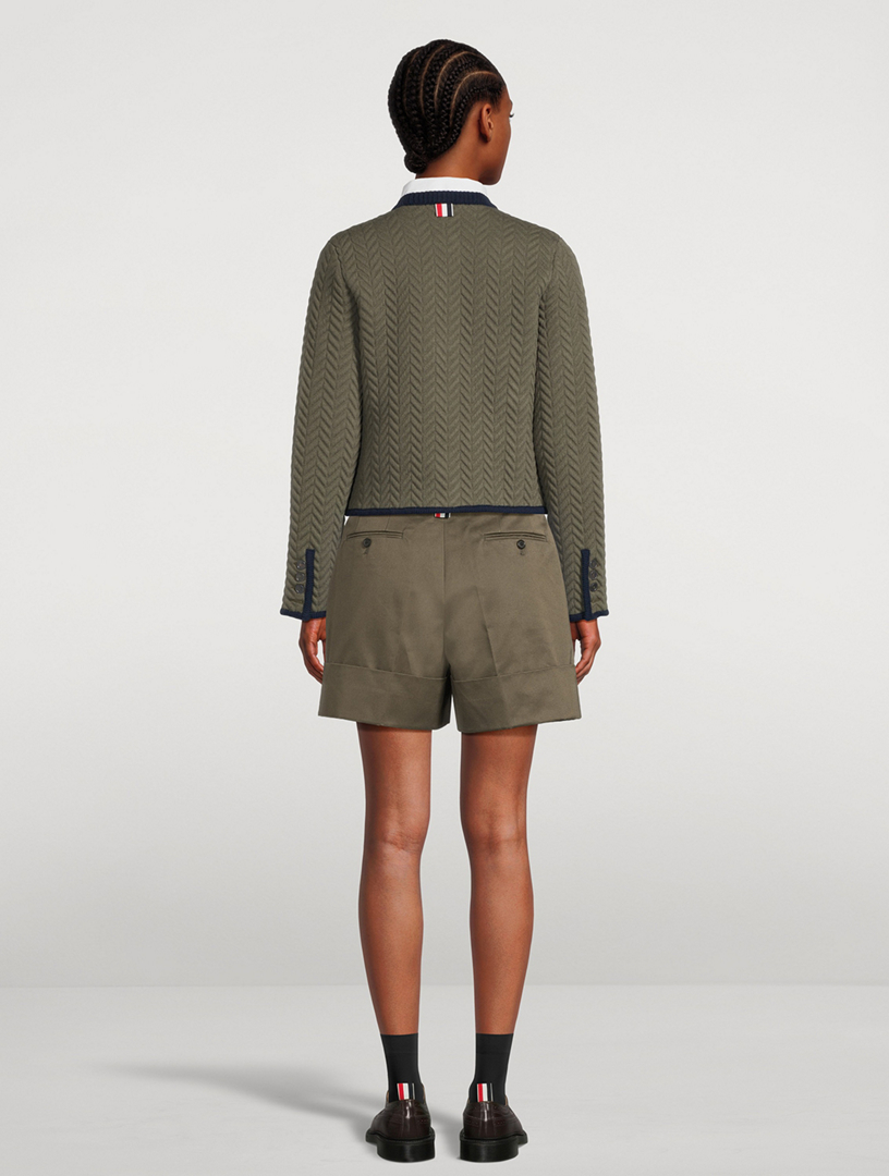 Herringbone-Quilted Jacket