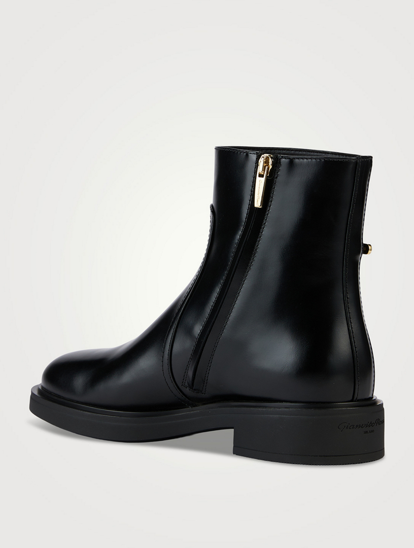 Martine Leather Ankle Boots