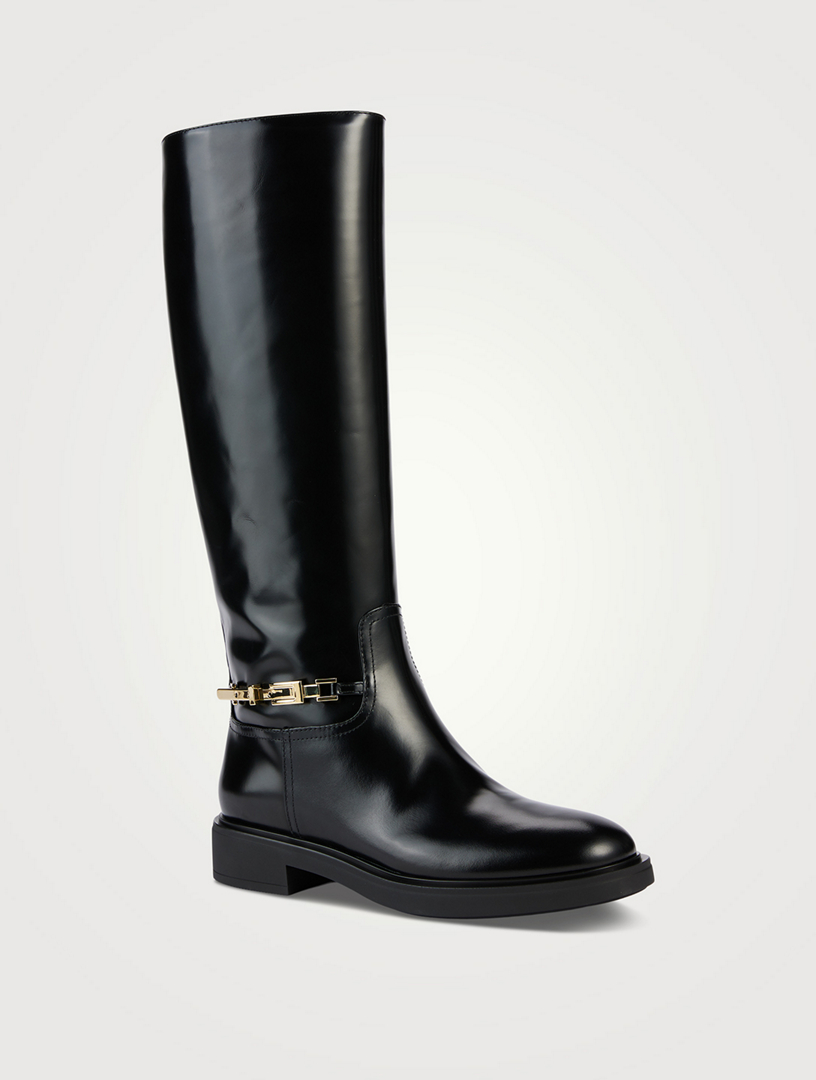 Martine Leather Riding Boots