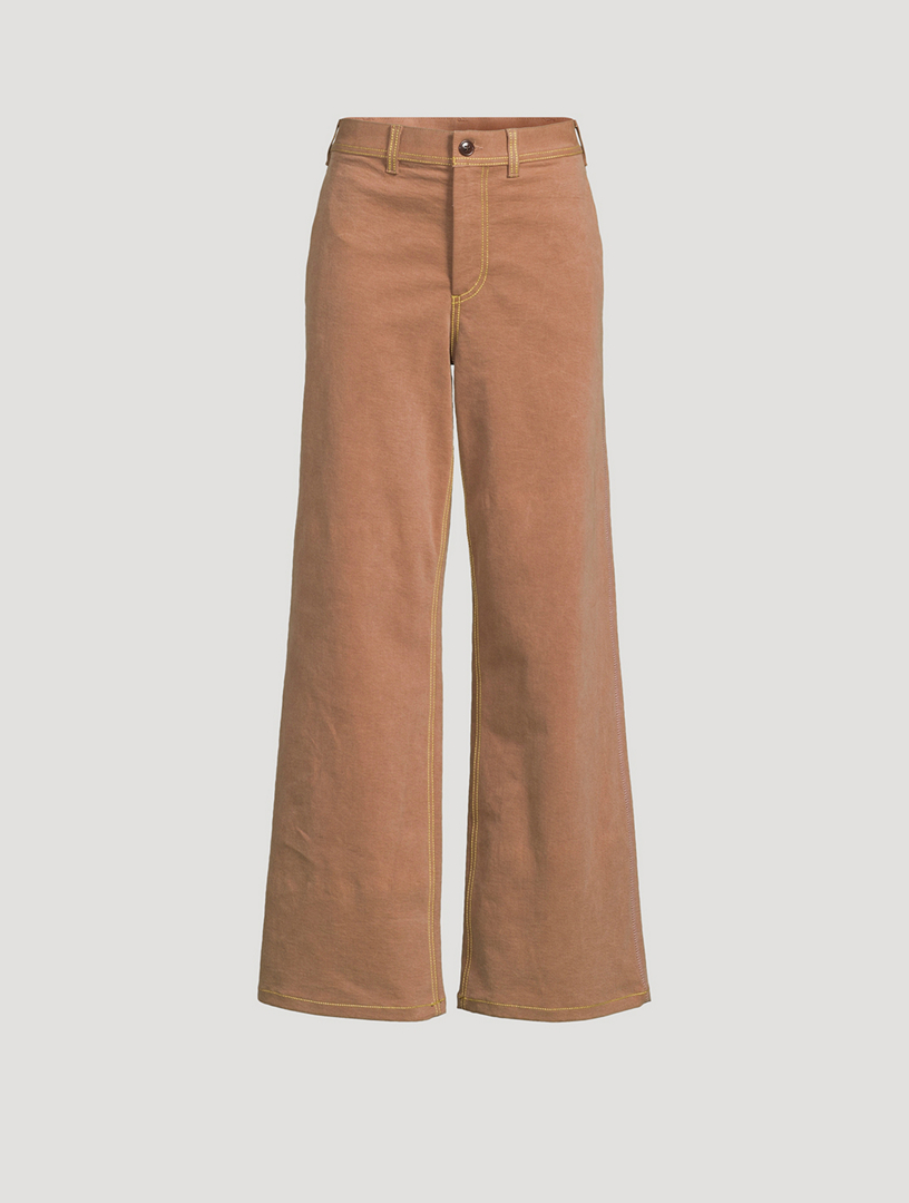 Straight-Leg Trousers