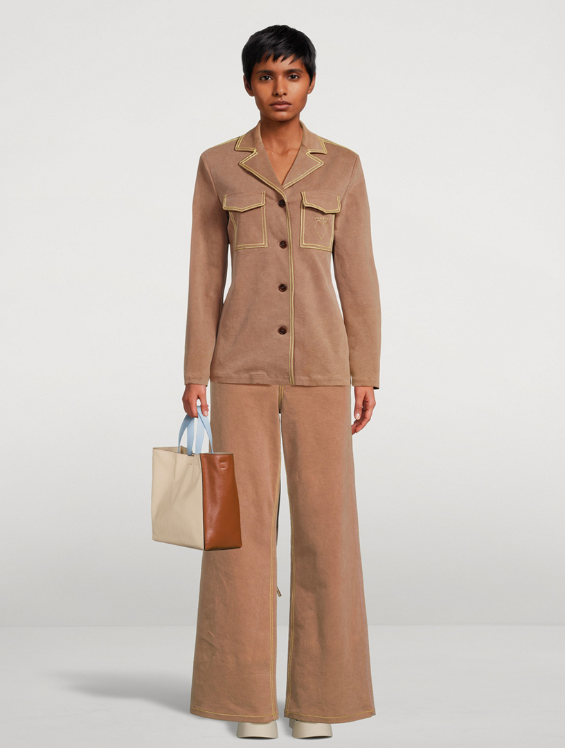 Straight-Leg Trousers