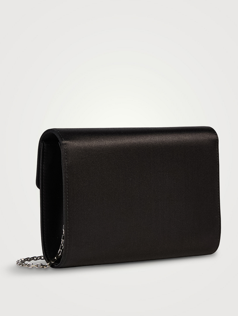Mini RV Bouquet Strass Satin Clutch