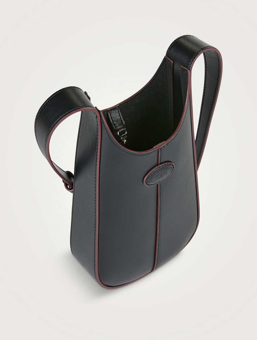 Micro Di Leather Crossbody Bag