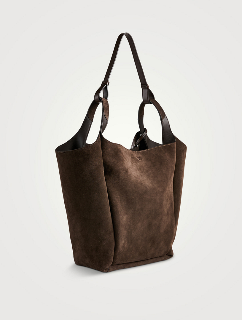 Medium Suede Bucket Bag