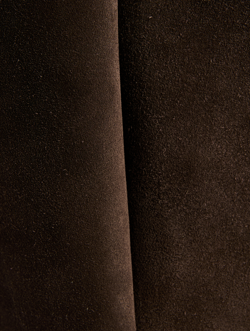 Medium Suede Bucket Bag