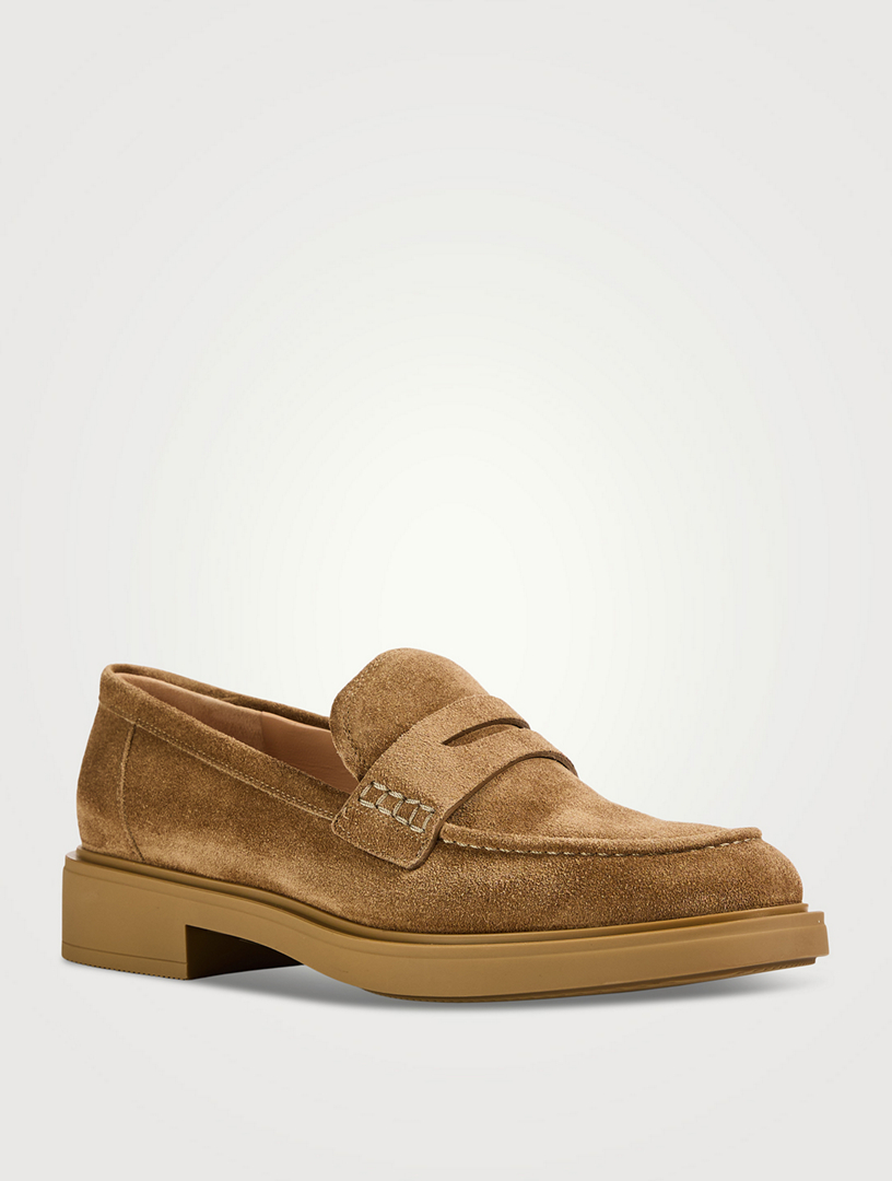 Harris Suede Penny Loafers