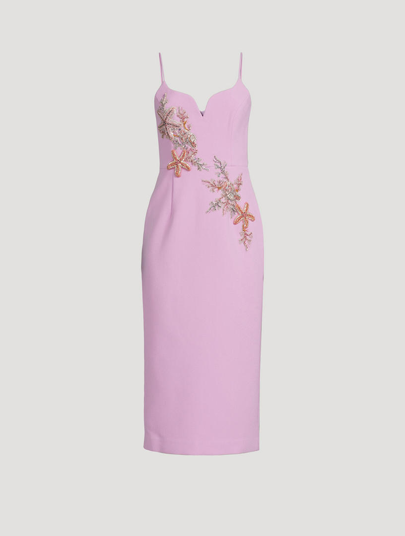 REBECCA VALLANCE Chantara Embellished Midi Dress | Holt Renfrew