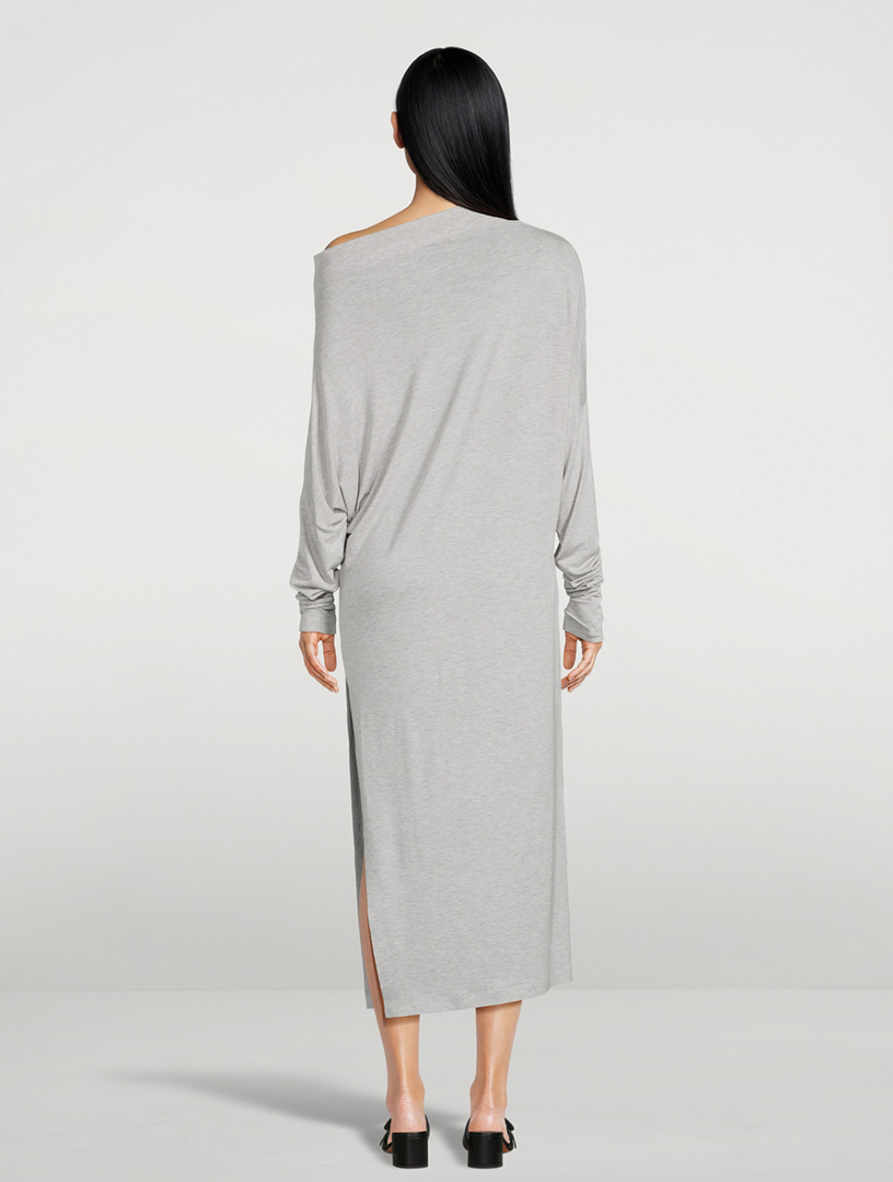 Off-The-Shoulder Modal Dress