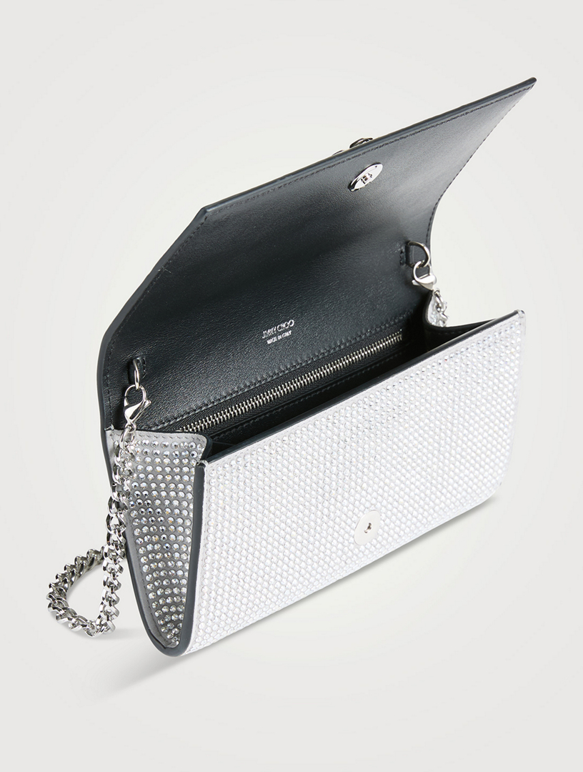JIMMY CHOO ★ Avenue Wallet W/Chain★ 革財布 JIMMY CHOO ☆ Avenue Wallet W/Chain☆ 革財布 (Jimmy Choo/長