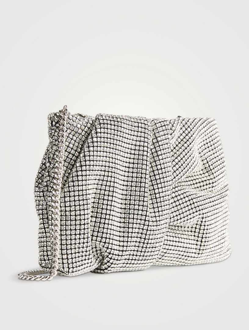 Bonny Crystal Mesh Clutch