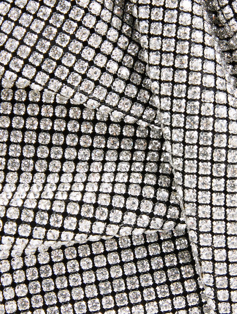 Bonny Crystal Mesh Clutch