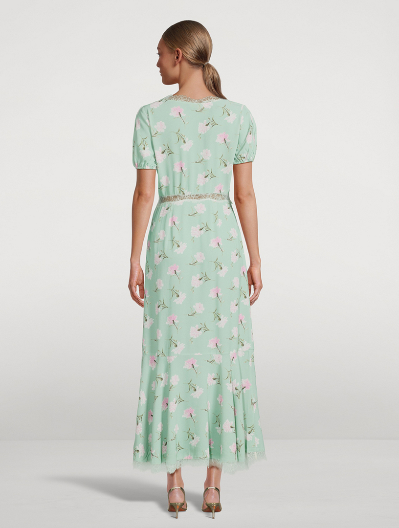 Aurelle Midi Dress Floral Print