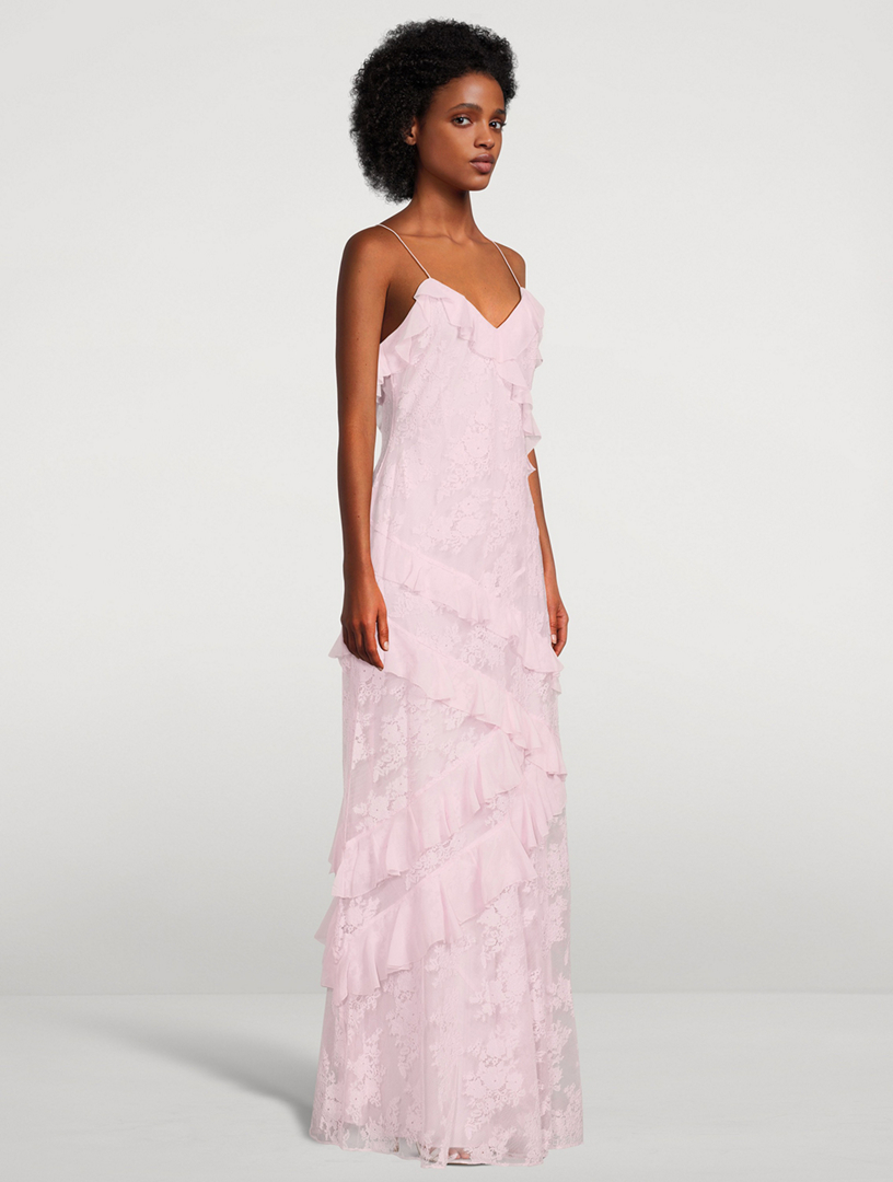 LOVESHACKFANCY Rialto Ruffled Maxi Dress | Holt Renfrew