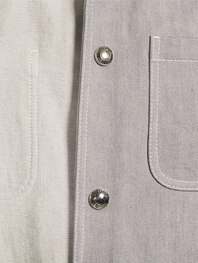 Denim Utility Shirt Jacket