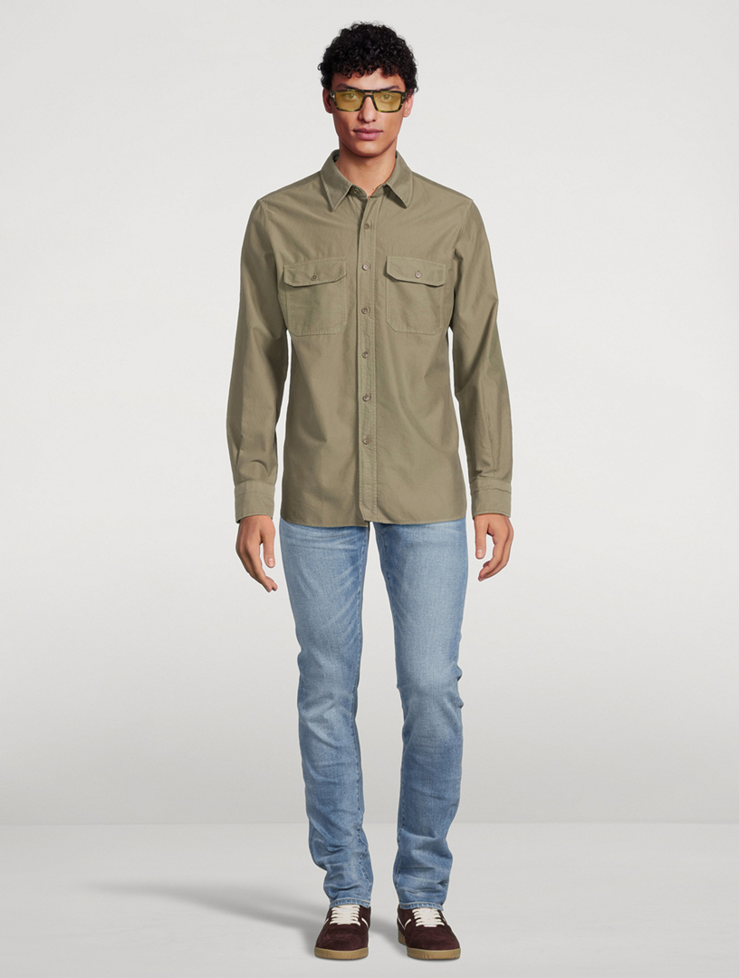 Broken Twill Slim-Fit Jeans