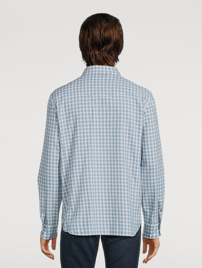 Gingham Dégradé Western Shirt