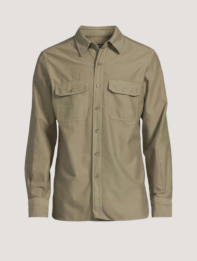 Light Moleskin Military Shirt