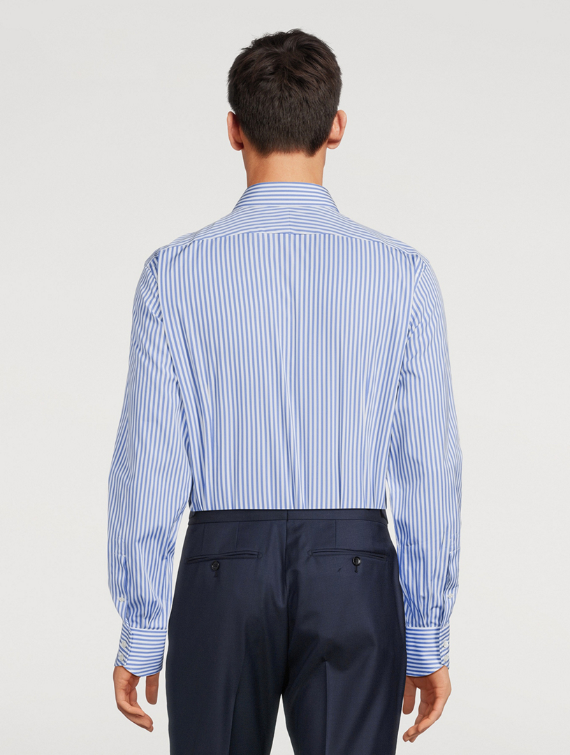 Cotton Shirt Striped Print